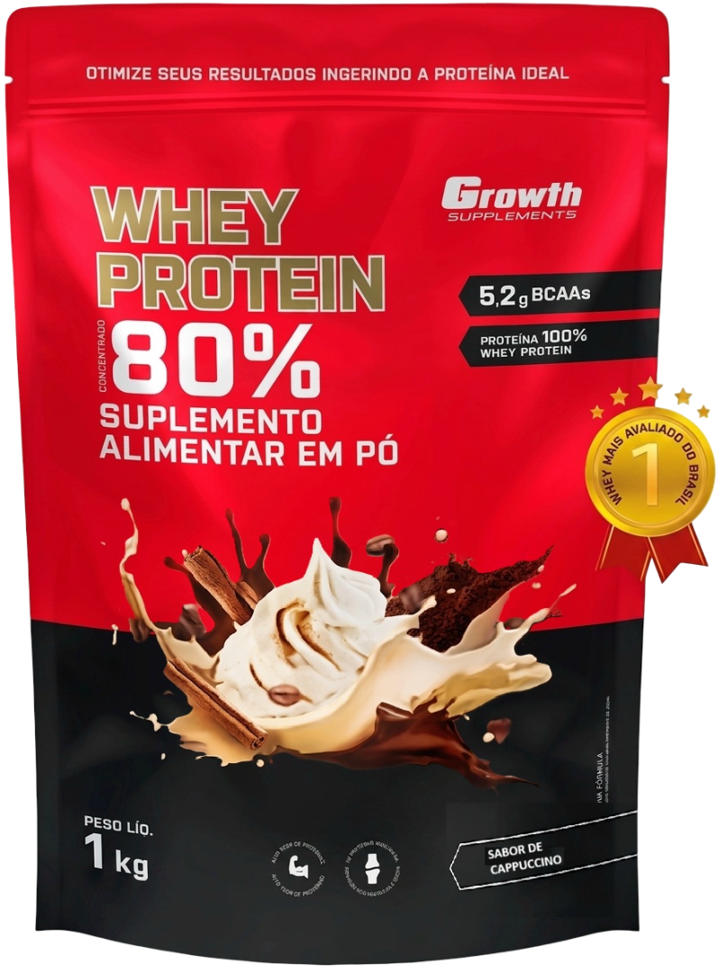 WHEY PROTEIN GROWTH SABOR CAPPUCCINO - BRASSCRUZ Bolivia
